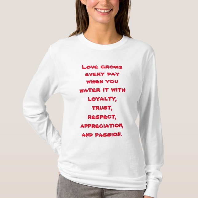 Ein wunderschönes Shirt für jede Schönheit (Vorderseite)