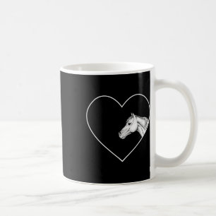 Ein wunderschönes weißes Pferd für die Girls im He Kaffeetasse