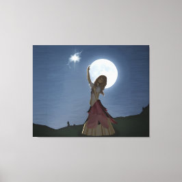 Ein Wunsch wird wahr Leinwanddruck