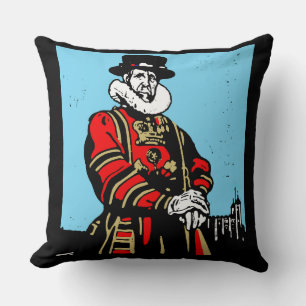 Ein Yeoman Warder oder Beefeater Kissen