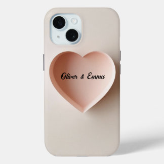 Ein zartes, minimalistisches Herz Case-Mate iPhone Hülle