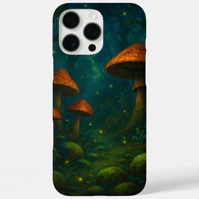 Ein zauberhafter Wald voller überdimensionaler Pil Case-Mate iPhone Hülle (Rückseite)