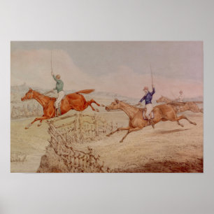 Ein Zaun springen Poster