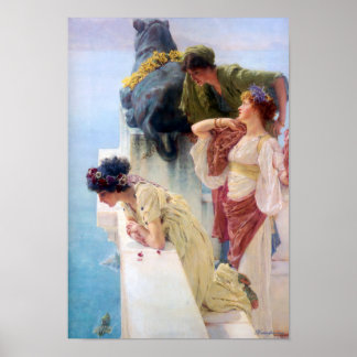 Ein Zeichen für das Vantage-Poster Poster