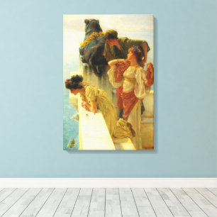 Ein Zeichen von Sir Lawrence Alma-Tadema Leinwanddruck
