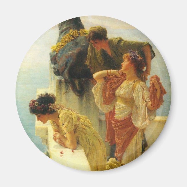 Ein Zeichen von Sir Lawrence Alma-Tadema Magnet (Vorne)