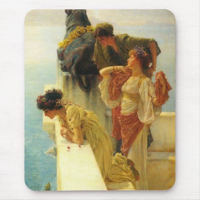 Ein Zeichen von Sir Lawrence Alma-Tadema Mousepad (Vorne)