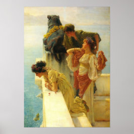 Ein Zeichen von Sir Lawrence Alma-Tadema Poster