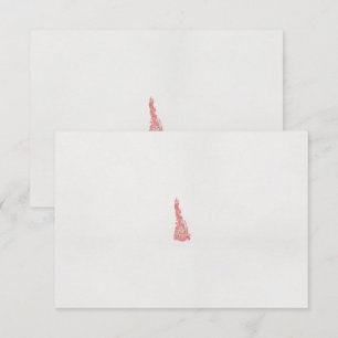 ein zeichn eines Vogels mit Blume darauf Dankeskarte