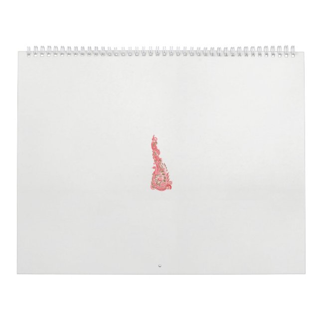 ein zeichn eines Vogels mit Blume darauf Kalender (Titelbild)