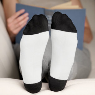 ein zeichn eines Vogels mit Blume darauf Socken