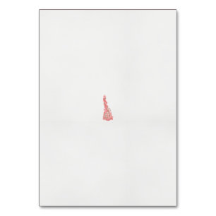 ein zeichn eines Vogels mit Blume darauf Tischnummer