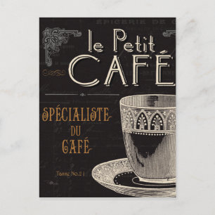 Ein zeitgenössischer Kaffee Postkarte