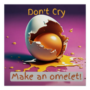 Ein zerbrochenes Ei Poster