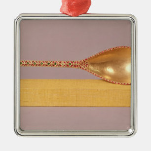 Ein zeremonieller Löffel Ornament Aus Metall