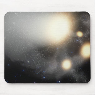 Ein Zerfall von Galaxien Mousepad