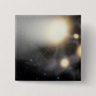 Ein Zertrümmern-oben der Galaxien Button