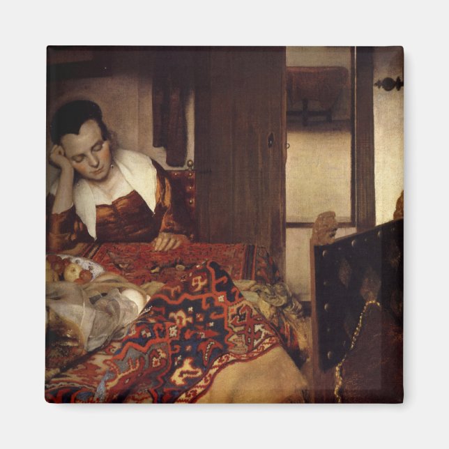 Ein Zimmermädchen Magnet (Vorne)