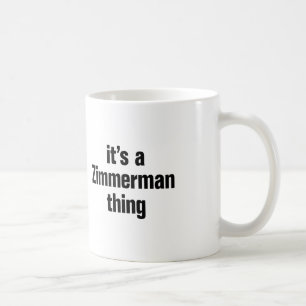 ein zimmerman-Ding Kaffeetasse