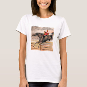 Ein Zirkus-Performer reiten auf einem Hügel T-Shirt