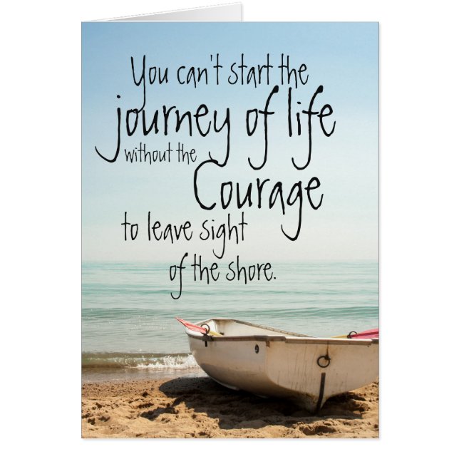 Ein Zitat über Mut (Vorne)