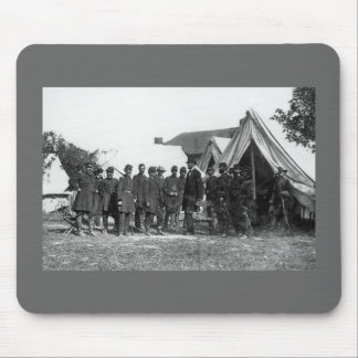 Ein ziviles Kriegs-Foto - Lincoln, das zu Männern Mousepad
