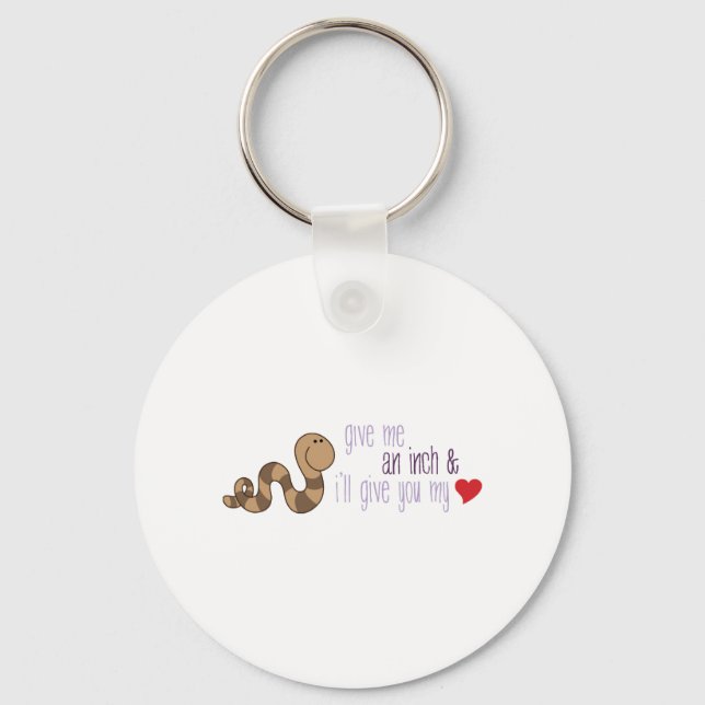 Ein Zoll Schlüsselanhänger (Vorderseite)