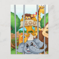 ein Zoo und Tiere
