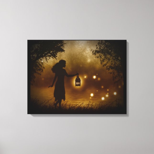 Ein Zufallsbegegnen Wrapped Canvas Leinwanddruck (Vorderseite)