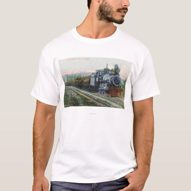 Ein Zug von LogsCoos Bucht ODER T-Shirt (Vorderseite)