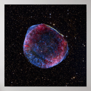 Ein zusammengesetztes Bild der Supernova SN 1006 Poster