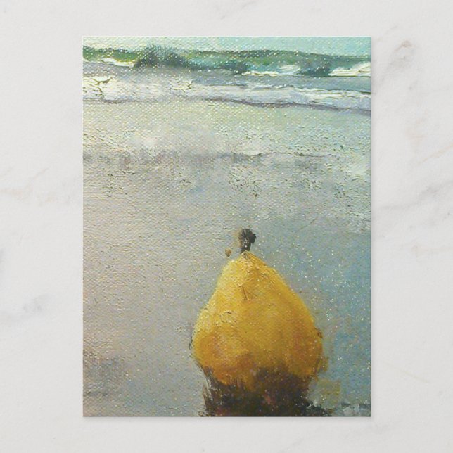 EinApfeltag Am Strand mit Triplepear Postkarte (Vorderseite)