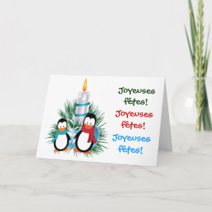 Einarmige Weihnachten und Kartenkerze