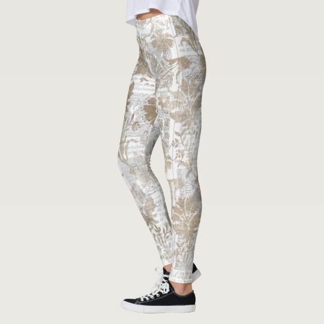 Einartige Ephemera-Blume-Leggings, einzigartig Leggings (Links)