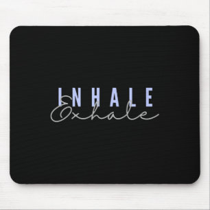 Einatmen Ausatmen Zen Yoga Achtsame Meditation Ent Mousepad