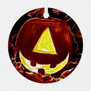 Einäugiger Jack O-Lantern Halloween Ornament Aus Metall