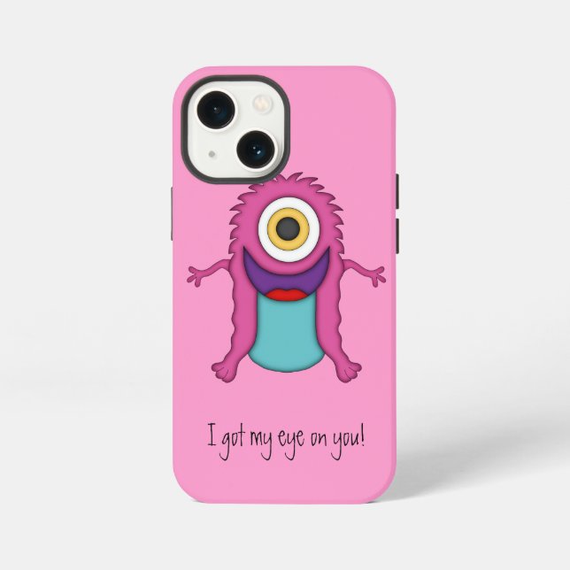 Einäugiges Monster iPhone Hülle (Rückseite)