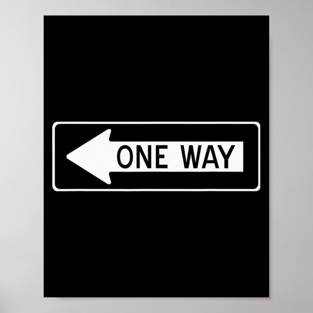 Einbahnstraßen Schild  (Vorne)
