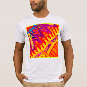Einbinden von farbenfrohen Mustern T-Shirt