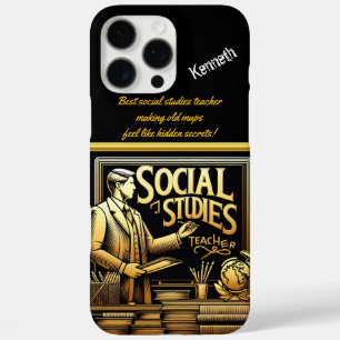 Einbindung des Lehrers in Sozialwissenschaften iPhone 16 Pro Max Hülle