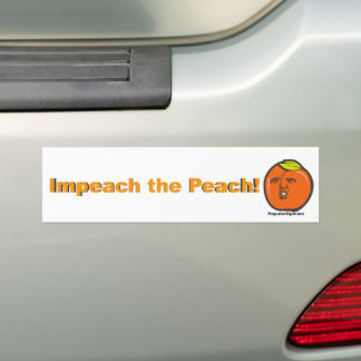Einblenden des Peach-Autoaufklebers Autoaufkleber