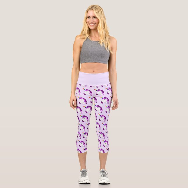 Einblenden von Design Sie wählen Hintergrundfarbe Capri Leggings (Vorderseite)