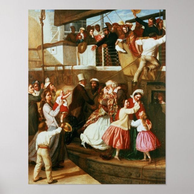 Einbootungsszene Poster (Vorne)