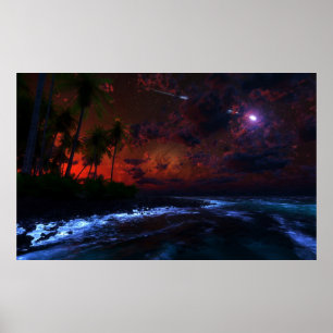 Einbruch der Nacht Poster