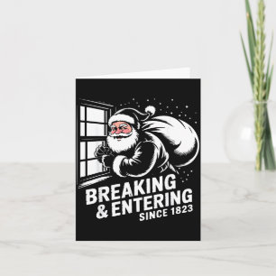 Einbruch und Diebstahl seit 1823 Lustiger schlecht Karte