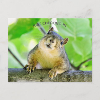 Einchecken Postkarte