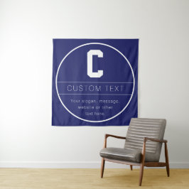 Eindeutige Bezeichnung und Monogramm-Vorlage | Mar Wandteppich