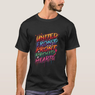 Eindeutige Vordergrundausdruckspronzen T-Shirt