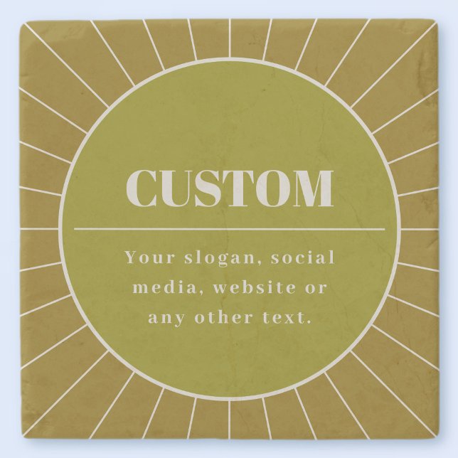 Eindeutige Vorlage für das Editierbare Retro-Desig Steinuntersetzer (Von Creator hochgeladen)