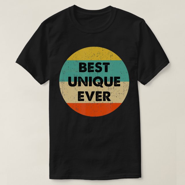 Eindeutiger Name T-Shirt (Design vorne)